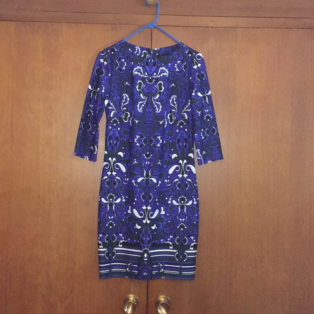 Blue Pattern Dress